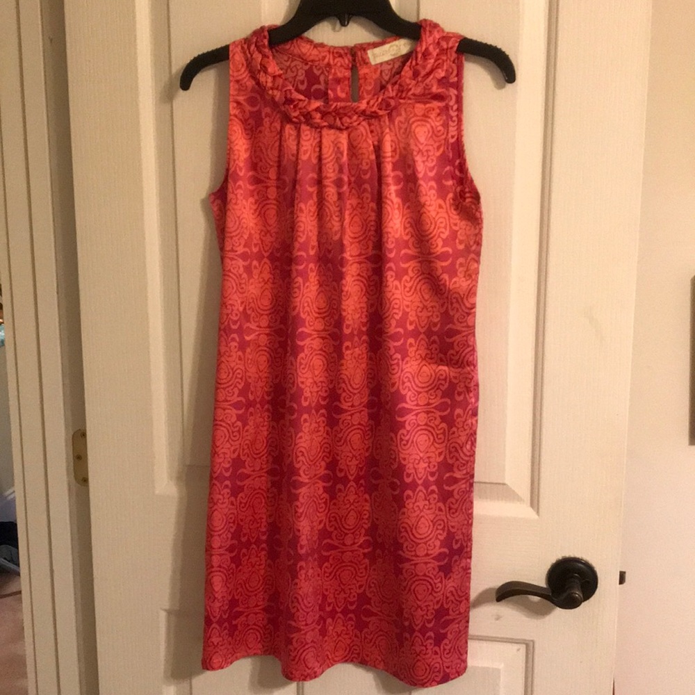 Tracy Negosshian magenta dress